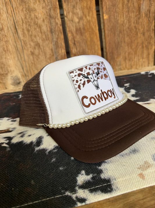 Cowboy trucker hat