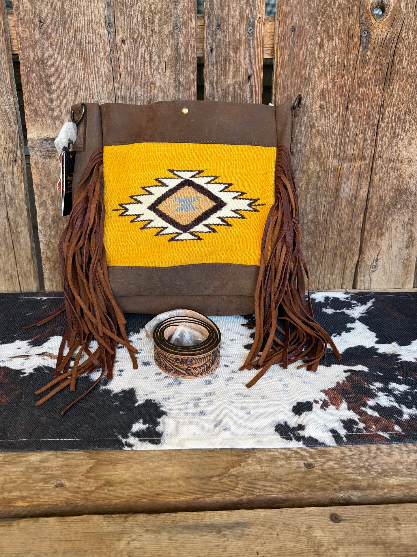 American Darling saddle blanket purse