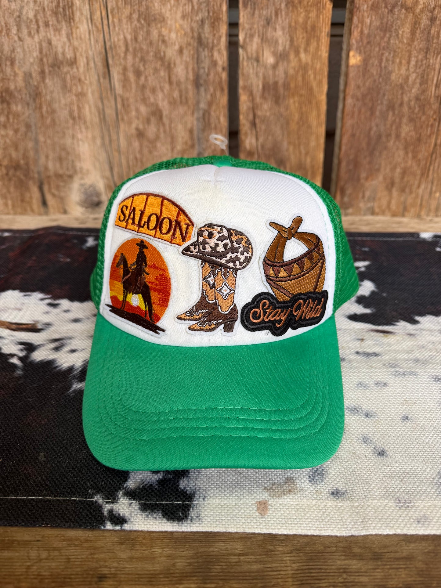 Stay wild trucker hat