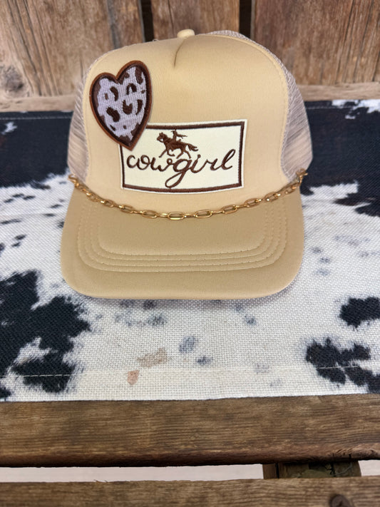 Cowgirl trucker hat
