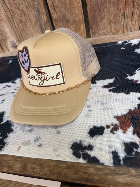 Cowgirl trucker hat