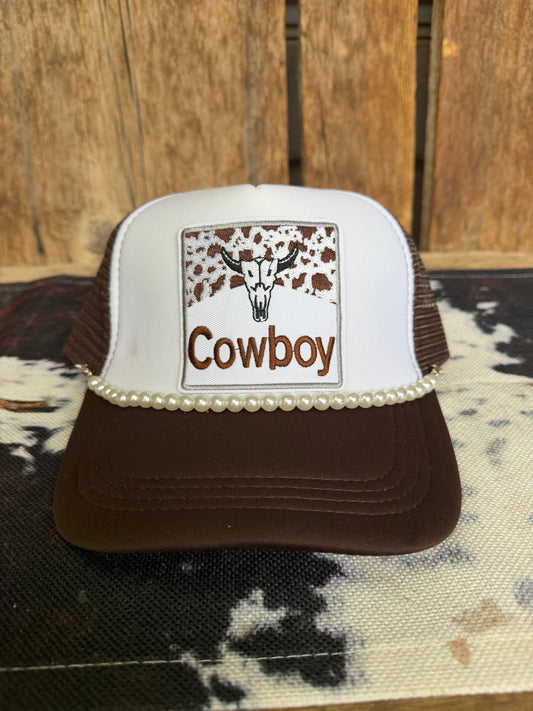 Cowboy trucker hat
